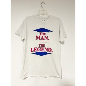 Danny Duncan The Man The Legend White Graphic T-Shirt Mens Medium Short Sleeve